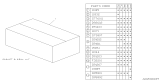 Diagram for Subaru GL Series Cylinder Head Gasket - 11044AA003