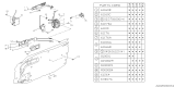 Diagram for Subaru GL Series Door Lock Actuator - 60178GA000