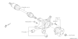 Diagram for Subaru Outback Wheel Hub - 28473AL00A