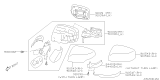 Diagram for Subaru Outback Car Mirror - 91036AL20A