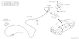 Diagram for Subaru Legacy Fuel Door Release Cable - 57330AL11A