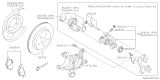 Diagram for Subaru Brake Dust Shields - 26691AL01A
