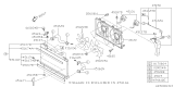 Diagram for Subaru Forester Fan Blade - 45121KE001