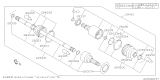 Diagram for Subaru Legacy Axle Shaft - 28421AJ00B