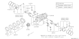 Diagram for Subaru Impreza Piston Ring Set - 12033AB340