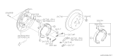 Diagram for Subaru Legacy Parking Brake Shoe - 26694YC000