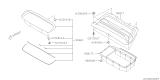 Diagram for Subaru Legacy Grille - 90821AG02ANN