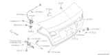 Diagram for Subaru Legacy Rear Door Striker - 57531AJ000