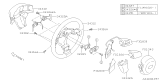 Diagram for Subaru Outback Steering Column Cover - 34317AJ02AVH