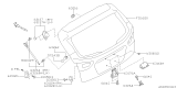 Diagram for Subaru Impreza Trunk Lid Lift Support - 63269FL110