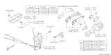 Diagram for Subaru Impreza Door Latch Assembly - 61032FL01A