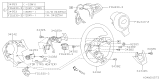 Diagram for Subaru Outback Steering Column Cover - 34317FL13A