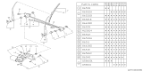 Diagram for Subaru Justy Wiper Arm - 786532501