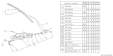 Diagram for Subaru Justy Wiper Arm - 786533920
