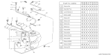 Diagram for Subaru Justy Windshield Washer Nozzle - 786636830