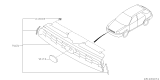 Diagram for Subaru Impreza Grille - 91121FE000