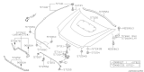 Diagram for Subaru Impreza STI Lift Support - 57251FE030