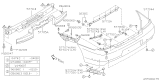 Diagram for Subaru Impreza License Plate - 757745510