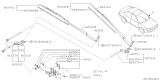 Diagram for Subaru Impreza Wiper Linkage - 86521FA011