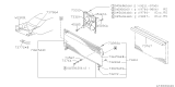 Diagram for Subaru Forester Cooling Fan Bracket - 73313FC050
