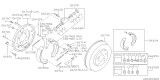 Diagram for Subaru Impreza WRX Brake Shoe Set - 26298AA020