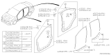 Diagram for Subaru WRX Door Seal - 63511FJ100
