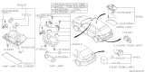 Diagram for Subaru Legacy Dome Light - 84611GA000