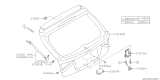 Diagram for Subaru Impreza Trunk Lid Lift Support - 63269FG020