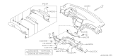 Diagram for Subaru Impreza WRX Glove Box - 66121FG020JC