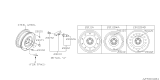 Diagram for Subaru Impreza Spare Wheel - 28151FG010