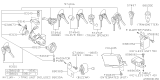 Diagram for Subaru Impreza Door Lock Cylinder - 57449FG000