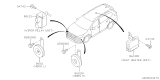 Diagram for Subaru Impreza Horn - 86012AL01A
