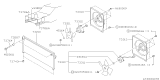 Diagram for Subaru A/C Condenser - 73210AC040