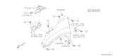Diagram for Subaru Forester Fender - 57120SJ0009P