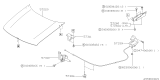 Diagram for Subaru SVX Hood Hinge - 57260PA000