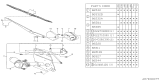 Diagram for Subaru XT Wiper Blade - 86542GA261