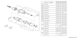 Diagram for Subaru GL Series CV Boot - 23222GA120