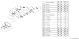 Diagram for Subaru XT Cruise Control Switch - 83151GA030BA