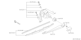 Diagram for Subaru Legacy Wiper Arm - 86532AN08A