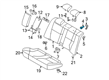 Diagram for Subaru Outback Bed Mounting Hardware - 010106160