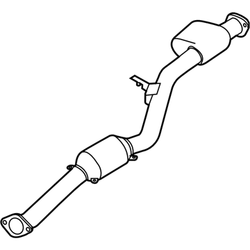 Subaru WRX STI Exhaust Pipe - 44621AA190