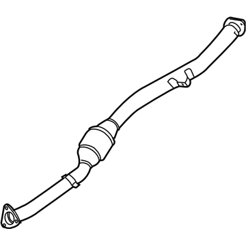 Subaru XV Crosstrek Exhaust Pipe - 44620AC850