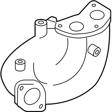 Subaru 14010AA160 Manifold Exhaust RH
