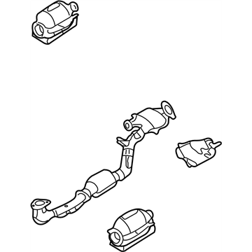 Subaru Baja Exhaust Pipe - 44101AE130