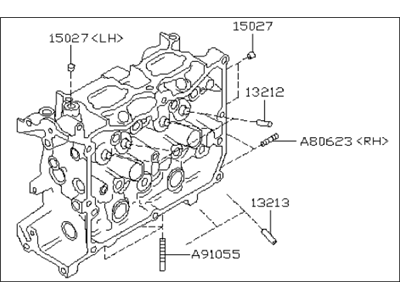 Subaru Impreza Cylinder Head - 11039AC590
