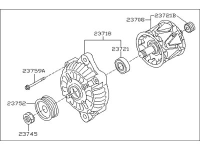 Subaru 23700AA31A Alternator Compatible
