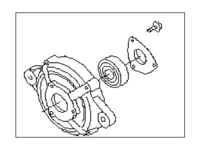 Subaru 23718AA080 Front Cover Assembly-Alternator