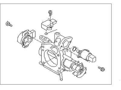 Subaru Legacy Throttle Body - 16114AA961