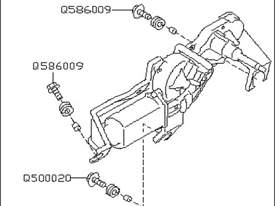 Subaru 86510AG09B Motor Assembly Rear WIPER