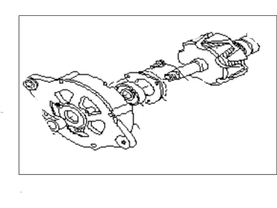 Subaru GL Series Alternator Bearing - 495387401